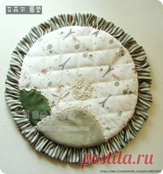 Уютные подушки-сидушки из лоскутов — Делаем руками