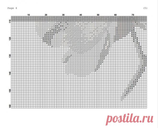 🦋🌶 Вышивка крестом: Белый анемон