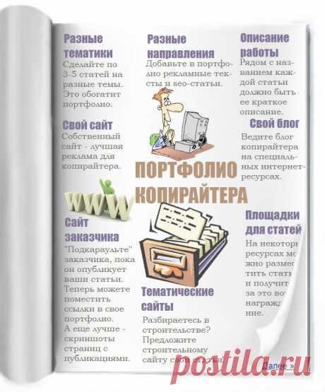 Портфолио копирайтера — как создать? 3 примера