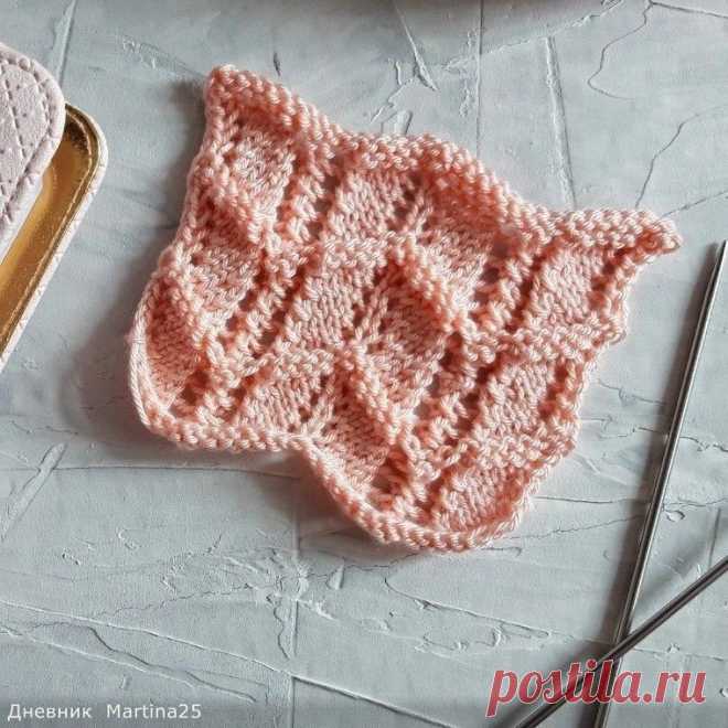 Узор спицами