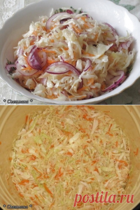 Квашеная капуста - домашняя в собственном соку