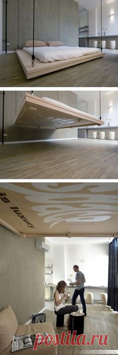Stylish Floating Bed Design Ideas