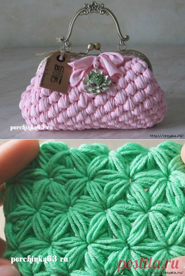 Вяжем сумочки "Спагетти" своими руками!