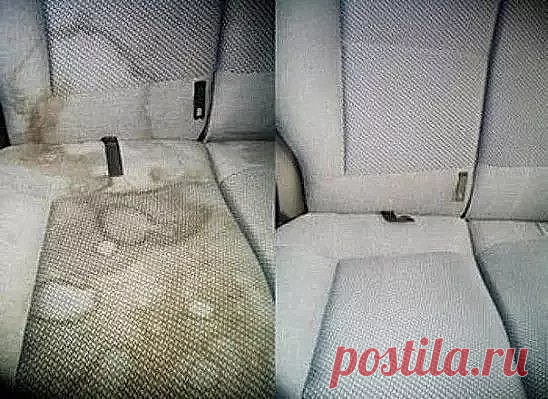 Средство для чистки мебели и салона авто своими руками 
Отличное средство для чистки мебели и пятен в салоне автомобиля, а также очистки домашней мебели! Натуральная химия - делаем своими руками! 
Ингредиенты: 
1 чашка Жидкого мыла 
1 чашка уксуса 
1 чашка Боржоми(или Есентуков или Архыза.) 
Бутылка с распылителем 
Щетка 
Очистить поверхность кресел от мусора и грязи: 
Ингредиенты немного перемешать в бутылке. 
Распылить состав на загрязненные поверхности и оставить на 5-10 мин. Затем взять