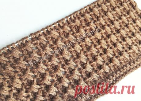 Фактурный мелкий узор Ласточки спицами / Универсальный узор | Вязание спицами CozyHands | Яндекс Дзен