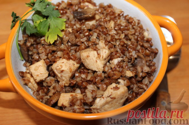 Гречка с мясом - простая и сытная еда