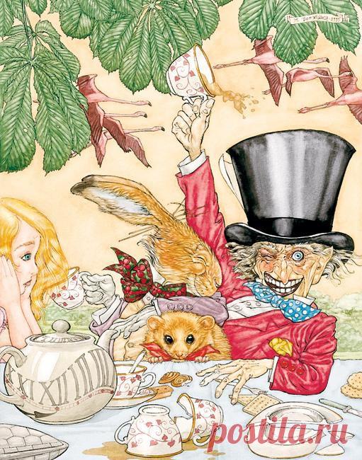 Alice in Wonderland by Angel Dominguez Алиса в стране чудес Энжел Домингес | Алиса в Стране Чудес