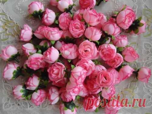 50x Cute Pink Wedding Fake Roses Artificial Flower Head Home Party Garden Design | eBay