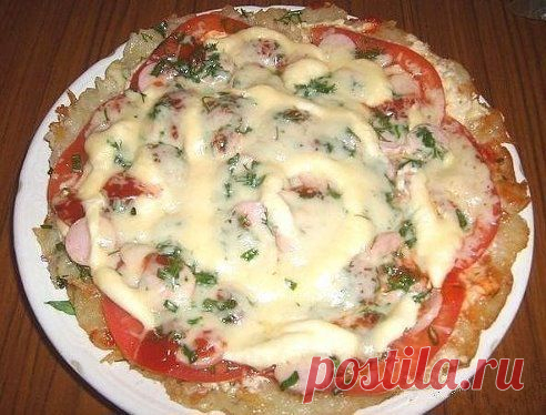 Картофельная пицца