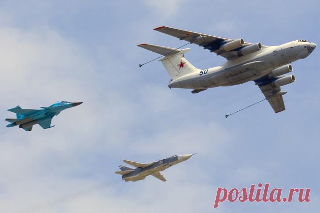 «Самолёт Ил-78М - (Топливозаправщик) заправляет Су-34 и Су-24» — карточка пользователя woo.akama в Яндекс.Коллекциях