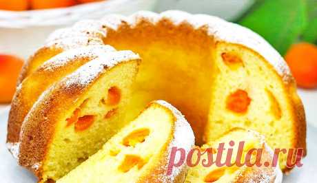 Кекс с абрикосами