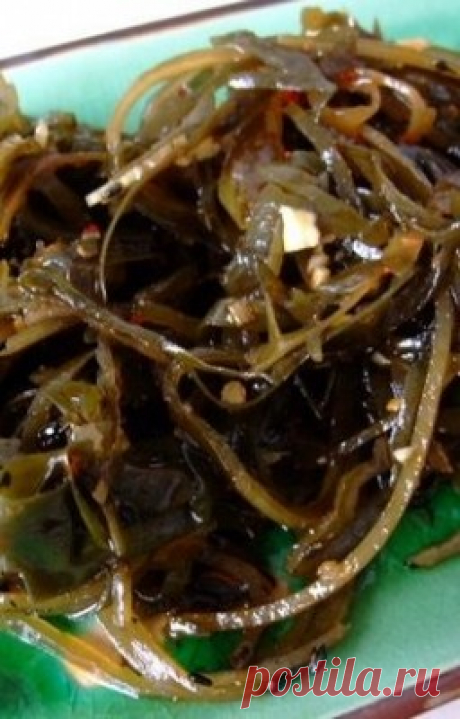 Морская капуста по-корейски : Вегетарианская и постная кухня