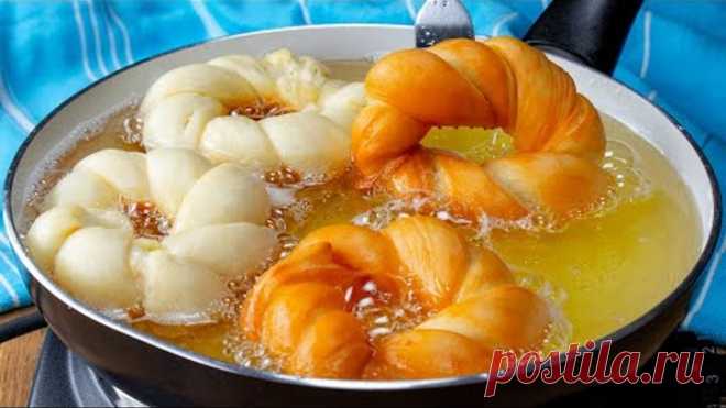 Любимый завтрак детей - пышные пончики, щедро присыпанные сахаром. Вкуснотища!| Cookrate - Русский