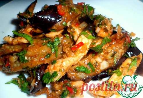 Баклажаны с куриной грудкой по-китайски - кулинарный рецепт