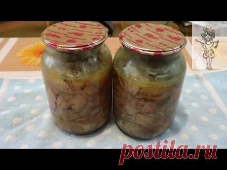 Тушенка из курицы, рецепт без костей
