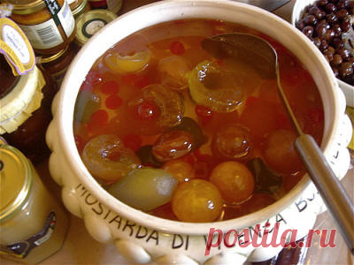Горчица из фруктов