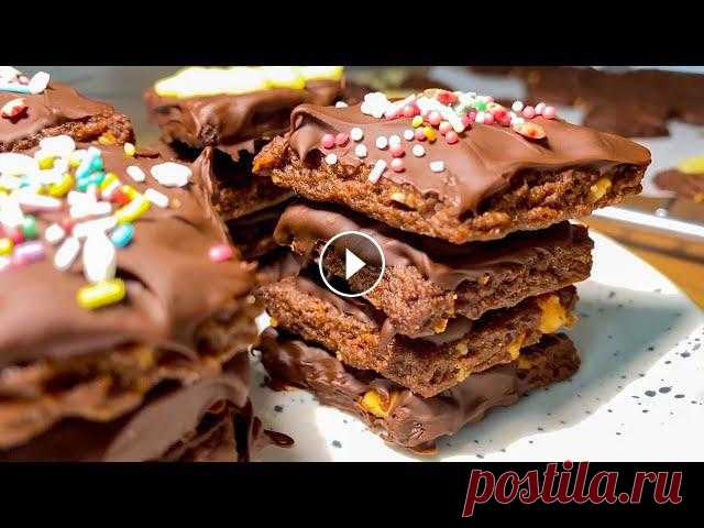 ИДЕАЛЬНАЯ ВЫПЕЧКА. ПОТРЯСАЮЩЕ ВКУСНО и ПРОСТО! ИТАЛЬЯНСКОЕ ПЕЧЕНЬЕ к Чаю Рецепт  Шоколадное Печенье СОСЕДКА ИТАЛЬЯНКА ПОДЕЛИЛАСЬ ЭТИМ РЕЦЕПТОМ. ЕГО Любят ВСЕ! Идеальная ВЫПЕЧКА к ЧАЮ. АРОМАТ НА ВЕСЬ ДОМ! Необычайно вкусное и очень ароматное шоколадно...