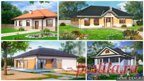 Примеры планировки одноэтажных домов с чертежами и фото — Мой дом