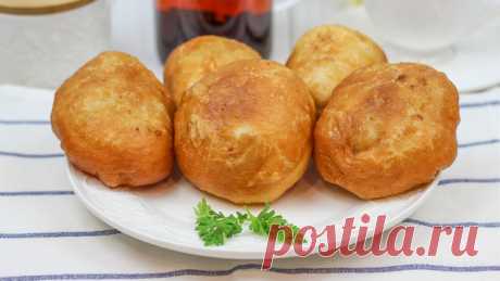 Пышные беляши с мясом