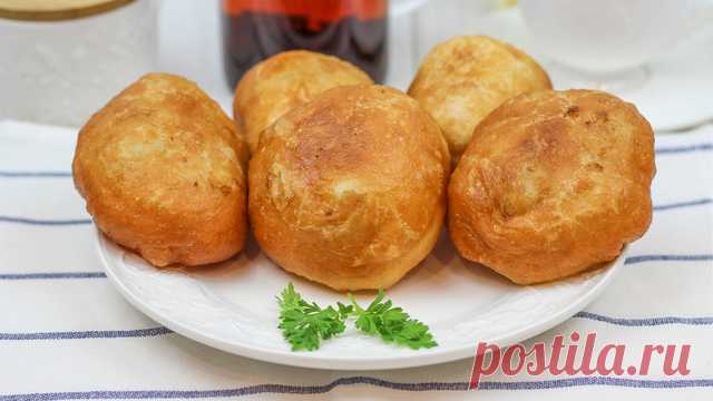 Пышные беляши с мясом