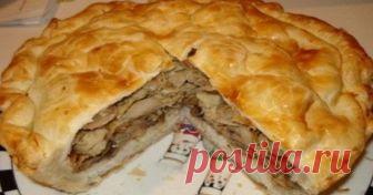 Узбекский курник — царь пирогов! Понадобятся самые простые продукты… - Fav0rit77.ru Курник — большой пирог, который часто готовят с разнообразными начинками. Считается, что...