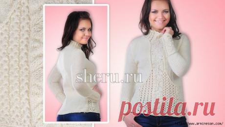 ВЯЗАНЫЕ КОФТОЧКИ: МОДЕЛЬ 224
