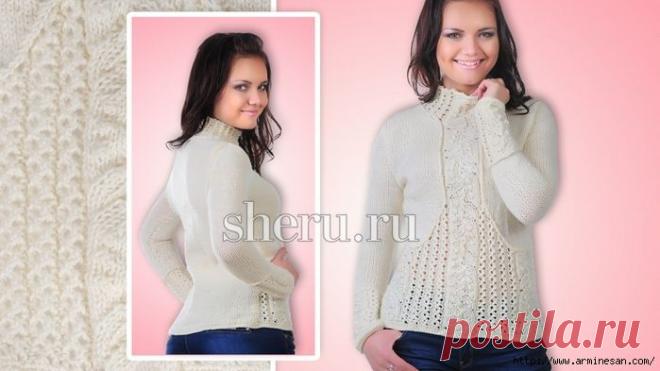 ВЯЗАНЫЕ КОФТОЧКИ: МОДЕЛЬ 224