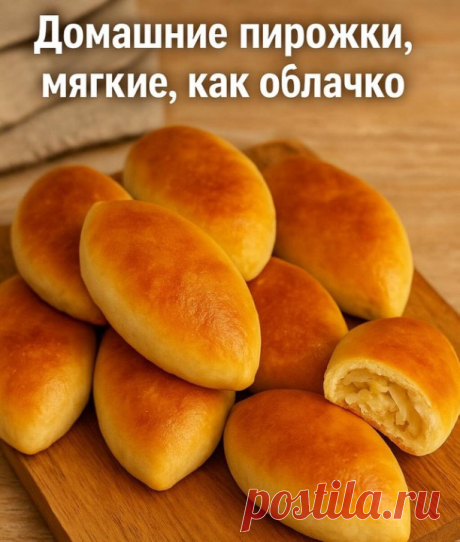 Домашние пирожки, мягкие, как облачко ☁️ | Интересный контент в группе Советы от хозяюшки в ОК (Одноклассники)