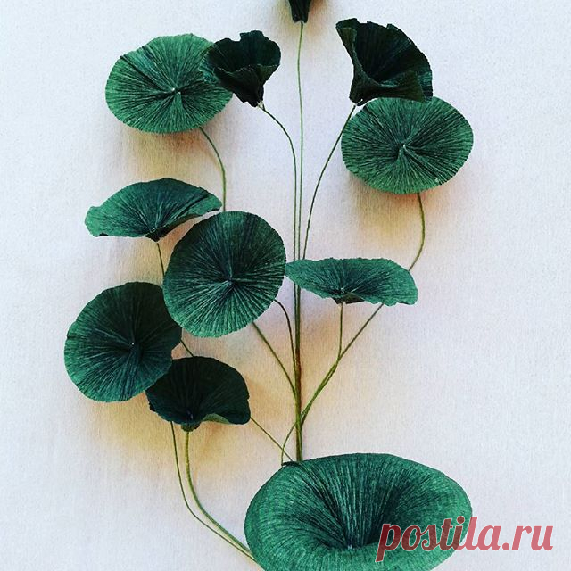 #Handmade #paper #crepepaper #leaves #decoration