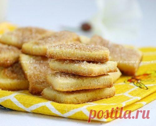 Песочное печенье с корицей