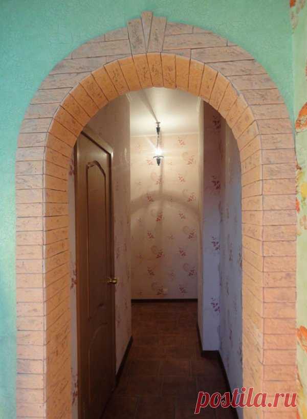 Фото идеи красивых деревянных и гипсокартонных межкомнатных арок
