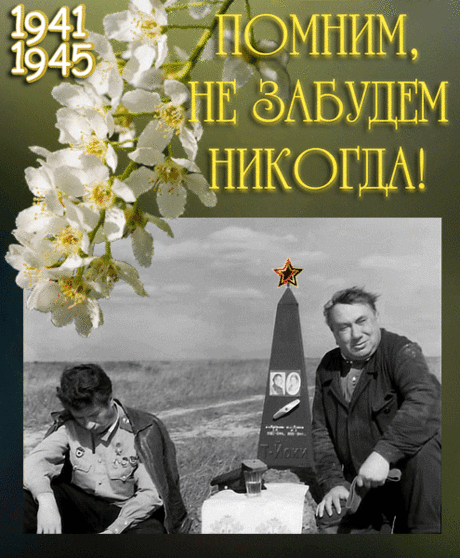 Ты помни, никогда не забывай: 
Немыслимой ценой достался май! 
Победа закалялась не в огне – 
В родном окне, в родимой стороне! 
Из года в год, порой – из века в век, 
Шёл через войны к миру человек! 
И этот Мир, и тот Победный май 
Ты помни, никогда не забывай! С Днем Победы,друзья!