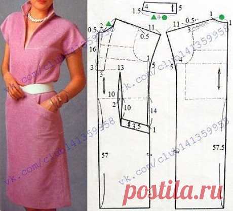 выкройка платья