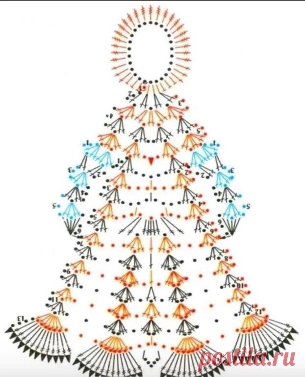 🦋🌶 Ангелок крючком