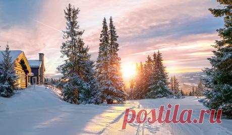 Зимние пейзажи.Фотограф Jorn Allan Pedersen(Норвегия)