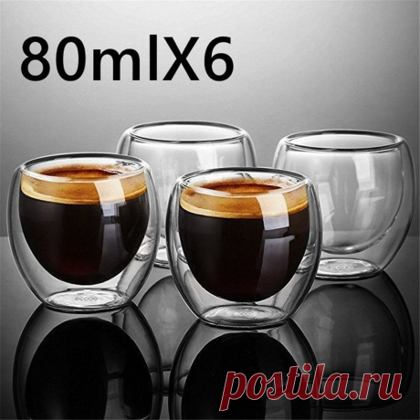 231.7руб. 42% СКИДКА|Новинка, термостойкая стеклянная чашка с двойными стенками для пива, эспрессо, кофейная чашка, набор, пивная кружка ручной работы, стакан для чая, виски, стеклянные чашки, посуда для напитков|Другие стаканы|   | АлиЭкспресс Покупай умнее, живи веселее! Aliexpress.com