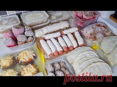 ЗАГОТОВКА ЕДЫ НА НЕДЕЛЮ | ПОЛУФАБРИКАТЫ В МОРОЗИЛКУ #заморозка