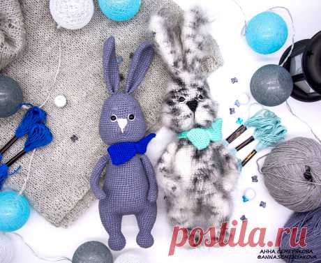 PDF Сэр Бублик крючком. FREE crochet pattern; Аmigurumi animal patterns. Амигуруми схемы и описания на русском. Вязаные игрушки и поделки своими руками #amimore - зайка из обычной пряжи, заяц, зайчик с бантиком, кролик, зайчонок, крольчонок.