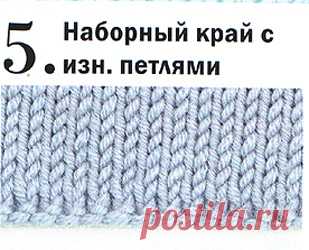 Вязание. Набор петель от классического до необычного.