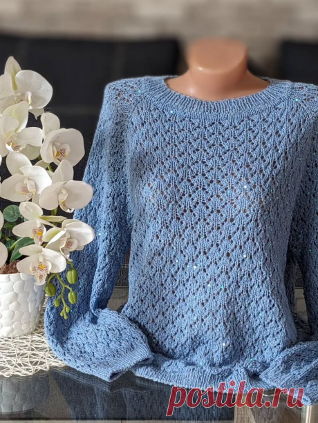 Вязание джемпера спицами: как принять несовершенство и создать идеальную вещь | Вязание идеи для вдохновения | Дзен