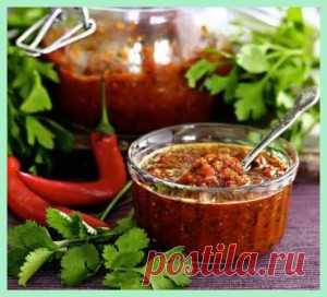 Аджика по-грузински, классический рецепт - Закатки