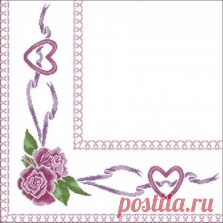 Скатерть «Роза с сердечком» - Домоводство - медиаплатформа МирТесен Название: Скатерть «Роза с сердечком» Размер (крестиков): 246 х 246 Цвета (нитки): 10 Автор: Charivna Mit’ Скачать