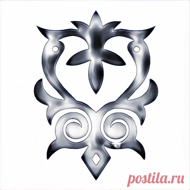 ornament heart of a Circassian woman орнамент сердце черкешенки