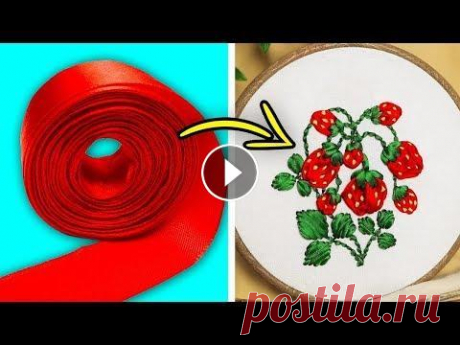 19 СУПЕР МИЛЫХ ИДЕЙ ДЛЯ ВЫШИВКИ Всем привет! Хотите помастерить сегодня? Если да, это видео как раз для вас! Мы здесь, чтобы удивить вас нашими крутейшими самоделками для детей, идея...