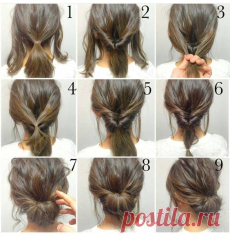 (84) Easy, hope this works out quick morning hair! | Anziehsachen