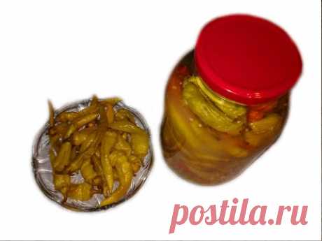 Засолка горького стручкового перца - грузинская кухня /Salting bitter pepper