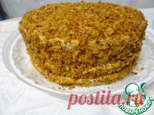 Медовик "Губка" - кулинарный рецепт