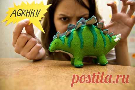 Как сделать своего собственного домашнего динозавра - handmade_ru