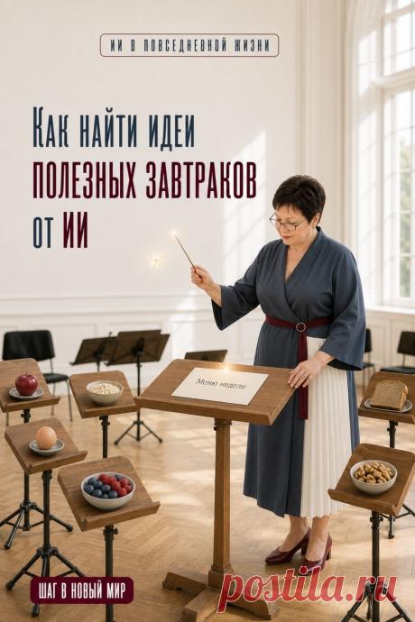 Ищете идеи вкусных и полезных завтраков? Искусственный интеллект поможет подобрать простые рецепты, разнообразить рацион и предложить новые варианты блюд на каждый день.