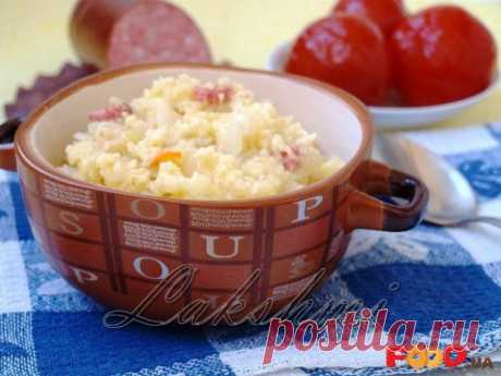 Пшенная каша с квашеной капустой - Кулинарные рецепты на Food.ua